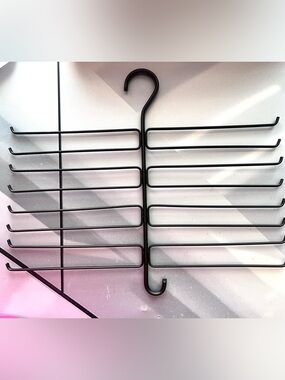 Multi-Tier Brown Metal Hanging Organizer